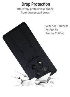 Waldic Honor X9c Premium Case | Premium Silicone Magnetic Hand Grip Case Cover Designed for Honor X9c | Honor X9c Case Camera and Drop Protection Thin Protective Back Cover Case for Honor X9c - Black  - Image 4