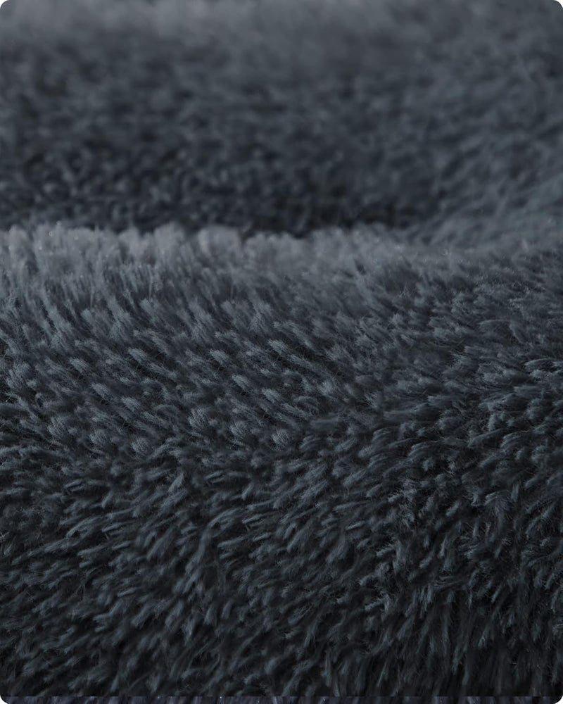 Dog Bed, Sofa, Pet Bed, 80 x 50 cm, Soft Stuffing, Machine Washable, Dog Cushion, Dark Grey PGW201G02 - Image 4
