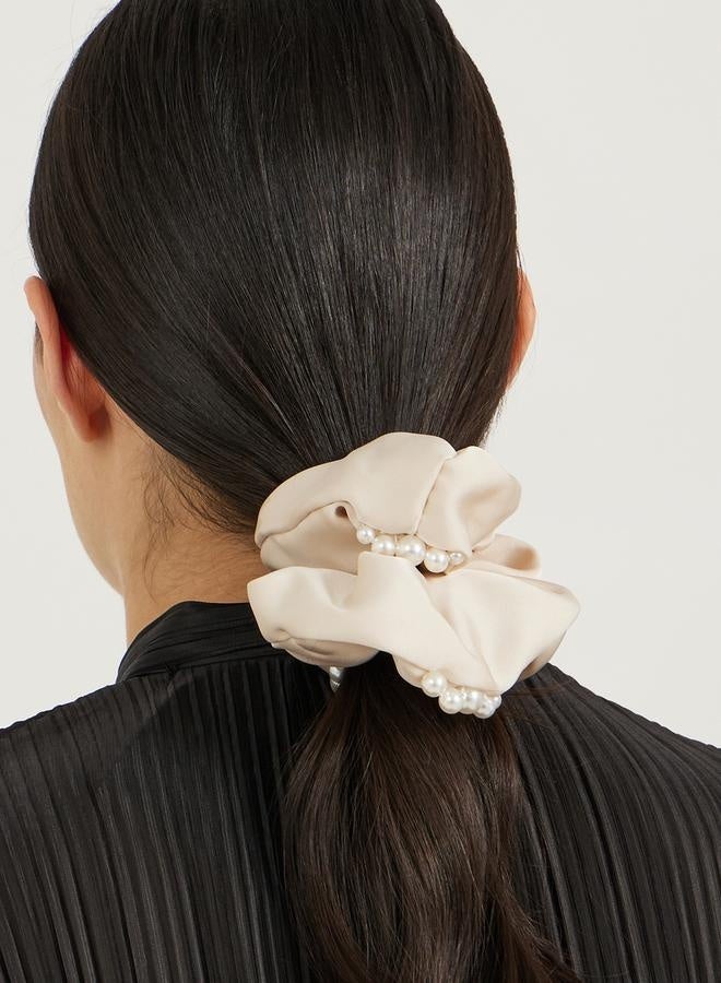 ستايلي سكرانشي مزين باللؤلؤ الصناعي - Image 2