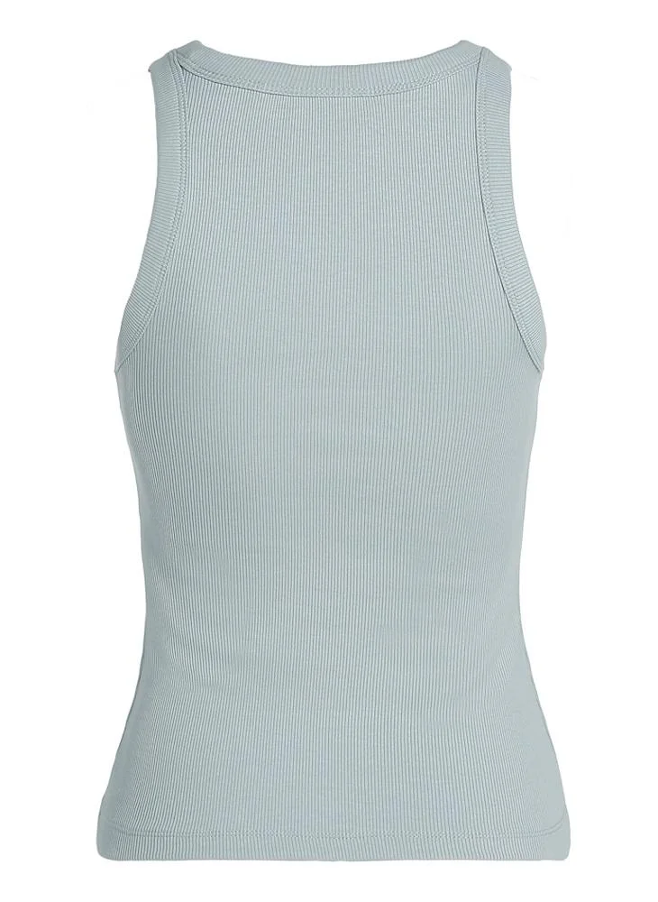 Calvin Klein Jeans Logo Ribbed Tank Top