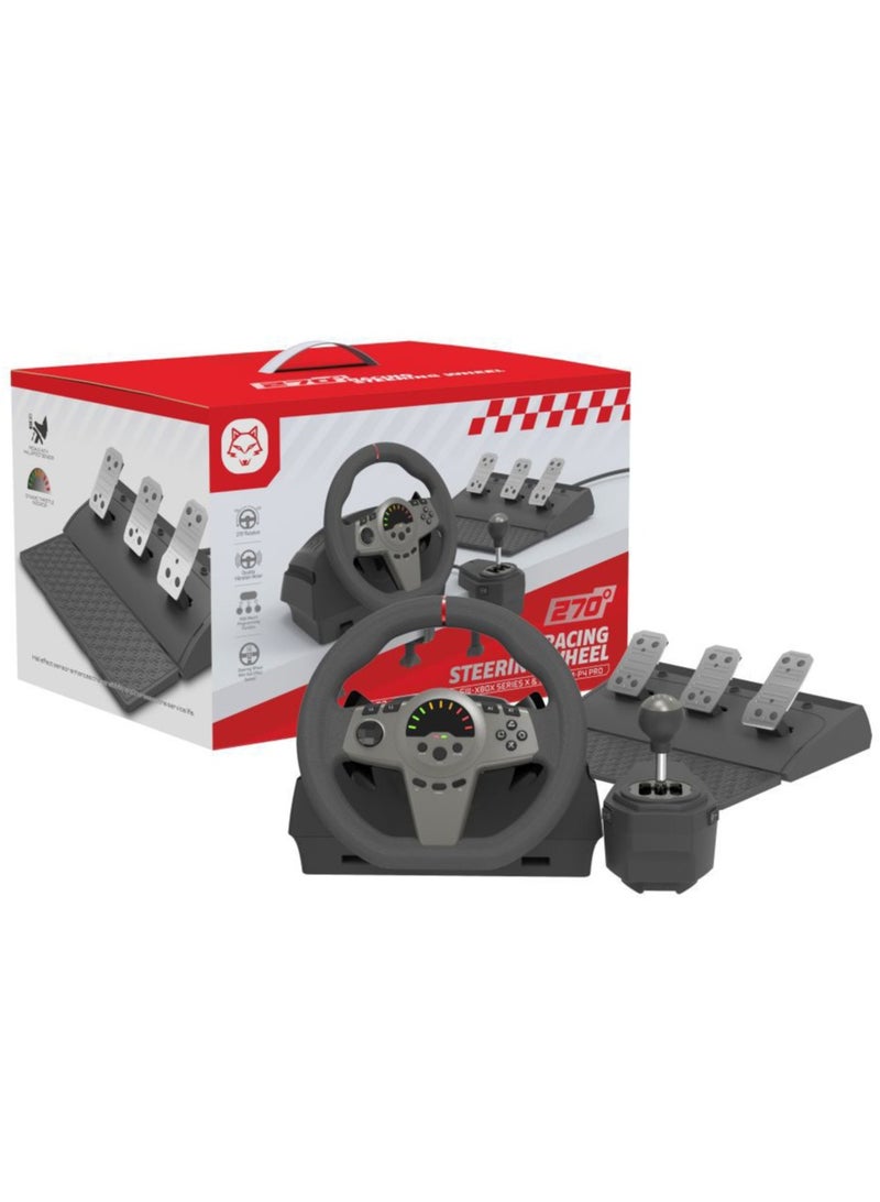 Simracing Gaming Racing Wheel For Nintendo Switch/ Ps4/Ps3/Xbox One/Pc Windows/Xbox Series S/X 270°Racing Wheel - Image 1