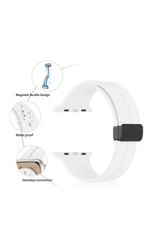 Generic Magnetic Band for Apple Watch Ultra 49, 45, 44, 42, iWatch for Men Women, Soft Silicone Replacement Wristbands for iWatch Series 9/8/7/6/5/4/3/2/SE/Ultra 2  - Image 4