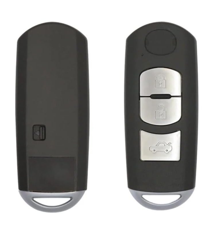 Arooma 3 Buttons Replacement Key Shell with Uncut Key for Mazda 3/6 CX-3 CX-5 CX-7 CX-9, Keyless Entry Car Remote Smart Key Fob - Image 4