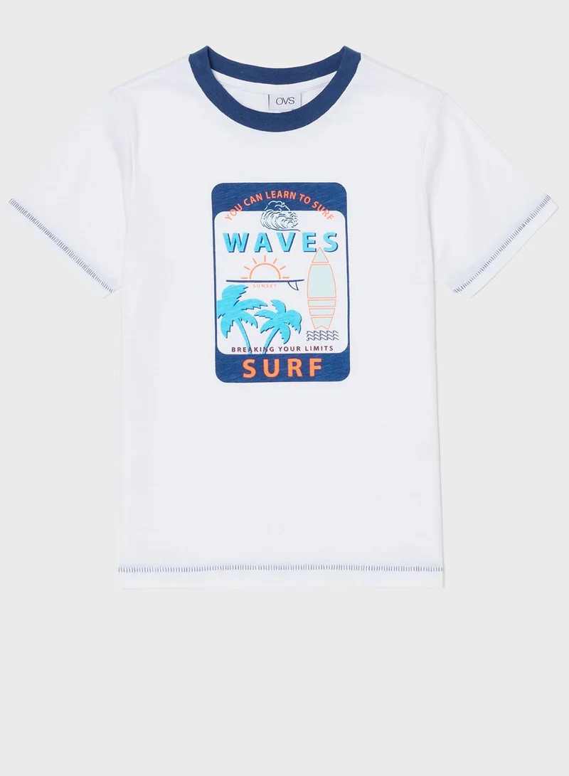 Ovs Kids Printed Pyjama Set