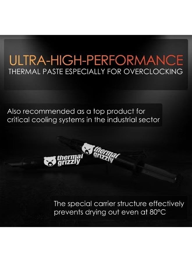 Thermal Grizzly 1 Gram - Extremly High Performance Thermal Paste - for Demanding Applications and Overclocking CPU/GPU/PS4/PS5/Xbox - Image 3