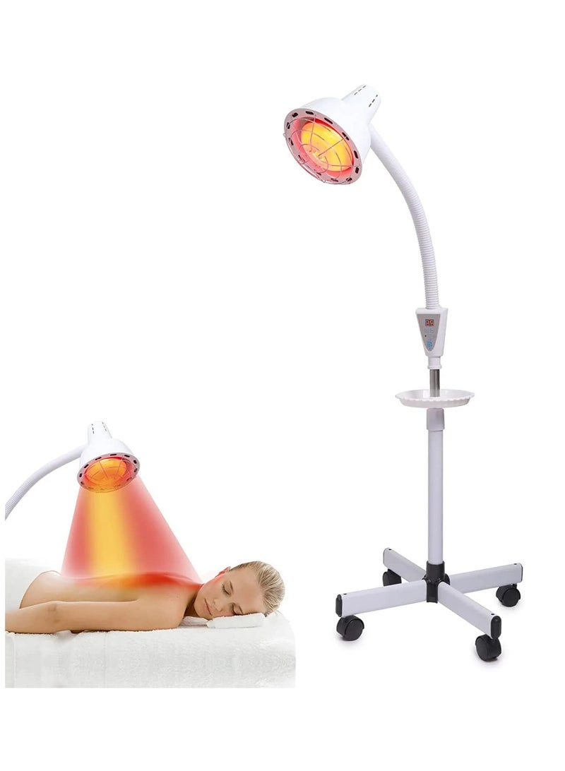 Arabest Infrared-Light-Red-Heat-lamp - 275W Near Red Infrared Heat Lamp for Relieve Joint Pain and Muscle Aches for Body Standing Heat Lamp - Image 1