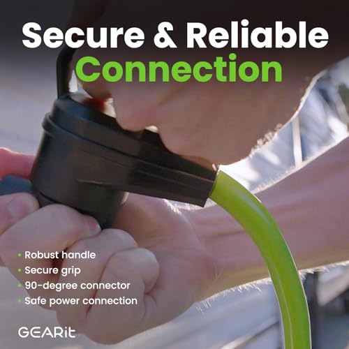 GEARit 20-Amp RV Power Extension Cord,125-Volt, 3-Prong, NEMA TT-30P to L5-30R, Twist Locking Adapter, 10/3 STW 10AWG Gauge 3C, RV, Trailer, Camper, ETL Listed, 75 Feet (22.8 Meters) - Image 2