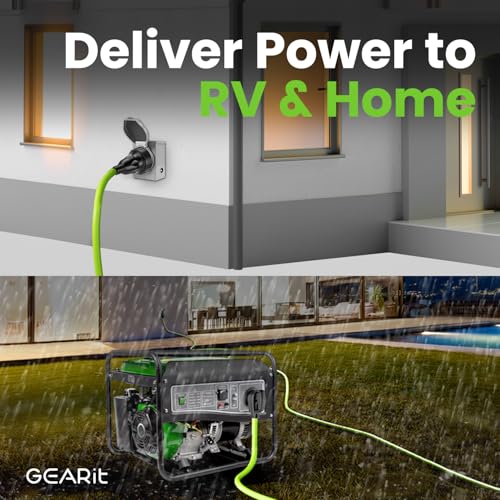 GEARit 20-Amp RV Power Extension Cord,125-Volt, 3-Prong, NEMA TT-30P to L5-30R, Twist Locking Adapter, 10/3 STW 10AWG Gauge 3C, RV, Trailer, Camper, ETL Listed, 75 Feet (22.8 Meters) - Image 5