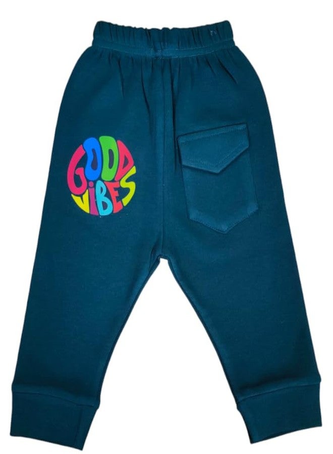 RCW Kids Baby Pants Cotton Pajama with Back Pocket Multicolor Soft Lower Payjama Leggings Regular Fit Bottom Ribs Pajama Comfortable Sleepwear Lounge Pant Pant for Boys & Girls (Set of 5) (1-2 Year) - Image 4