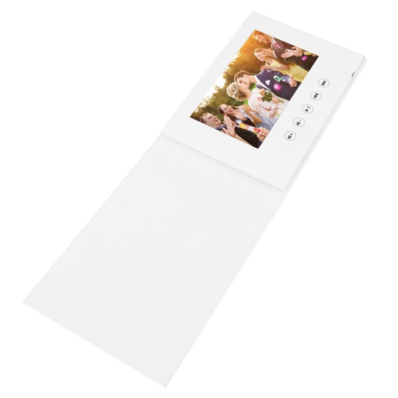 7 Inches Video Greeting Card: 4GB Built-In Memory, HD 720P Playback - Auto-Loop Play Electronic Brochure for DIY Wedding, Holiday Gift, Corporate Ads - Image 2