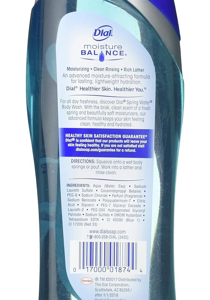 Dial Spring Water Hydrating Body Wash - 16 Fl. Oz (473 ml) - Image 2