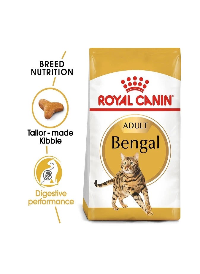 رويال كانين طعام جاف للقطط من رويال كانين للقطط البنغالية البالغة، 2 كجم - Image 2