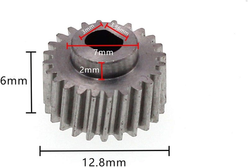 Wivplex 24 Teeth Motor Gear for Automatic Folding Rearview Mirror - Image 2