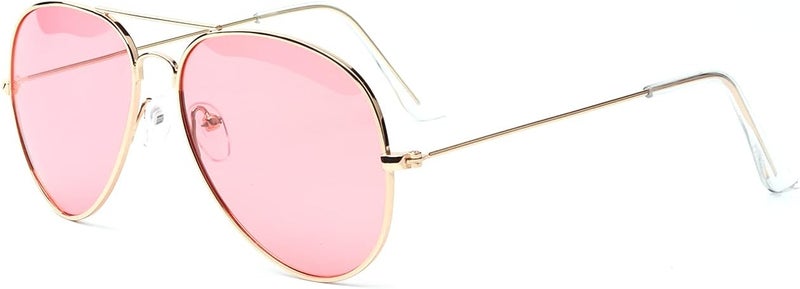 Outray Aviator Sunglasses for Men Women Night Vision Polarized Metal Frame Sunglasses for Driving-UV 400 Protection - Image 1