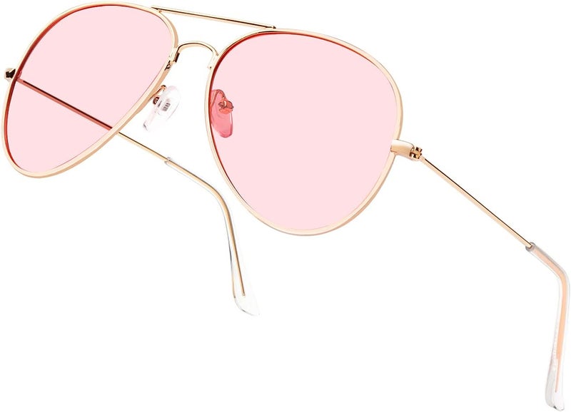 Outray Aviator Sunglasses for Men Women Night Vision Polarized Metal Frame Sunglasses for Driving-UV 400 Protection - Image 2