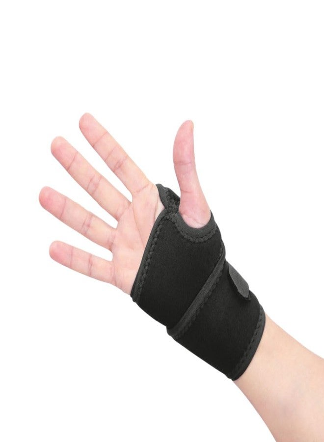 Dr. Ortho Dr.Ortho Wrist Brace With Thumb,Wrist Hand Brace For Men & Women, Wrist Support | Support for Pain Relief & Stabilization | Lightweight Wrist Support for Arthritis, Sprains Pack Of 1 (Black) - Image 1