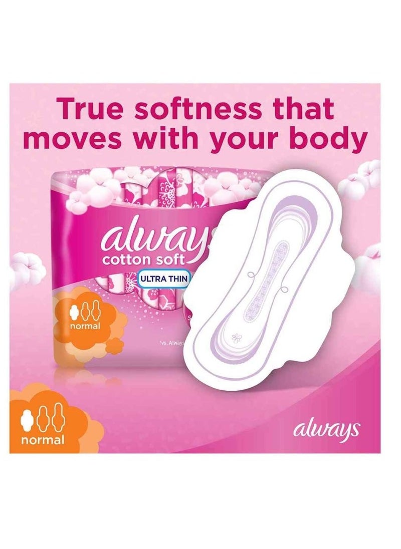 Always - Breathable Soft Maxi Thick, Large Sanitary Pads With Wings, 50 Count - Image 1