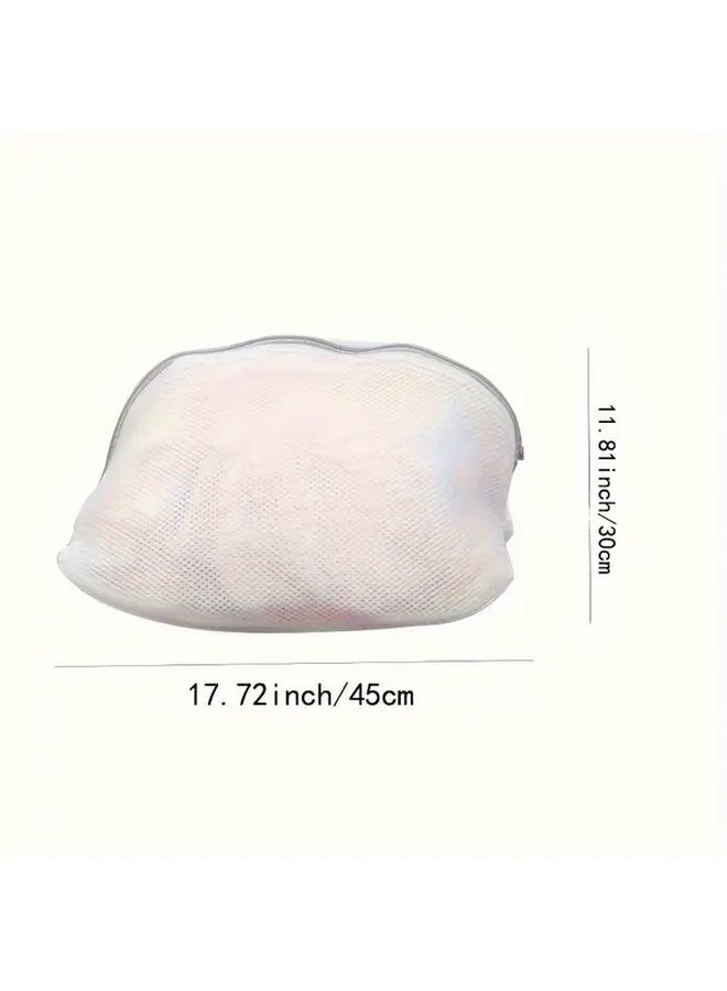 2 Pack Mesh Shoe Laundry Bags With Zip For Sneakers Bras Socks Travel Organizer - Image 3