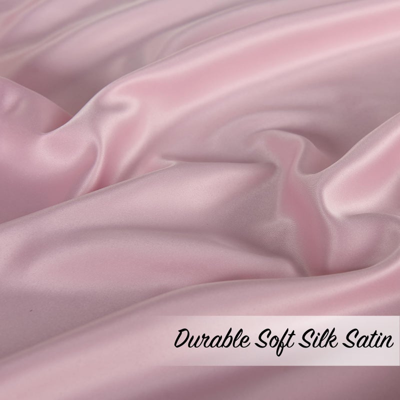 StangH Blush Pink Curtains 84 inch Length,Scalloped Curtains Feminine Decor Nursery Curtain French Country Ruffle Window Drapes for Girls Room/Dressing Room, Rod Pocket, W52 x L84, 2 Panels - Image 5
