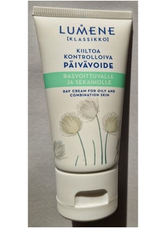Lumene Klassikko [Classics] Shine Controlling Day Cream For Oily And Combination Skin 50 Ml / 1.7 Fl.Oz.  - Image 2