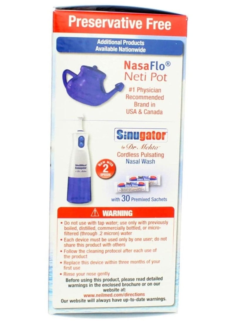 NeilMed Sinus Rinse Premixed Packets Dr. Mehta 100 Packs  - Image 4