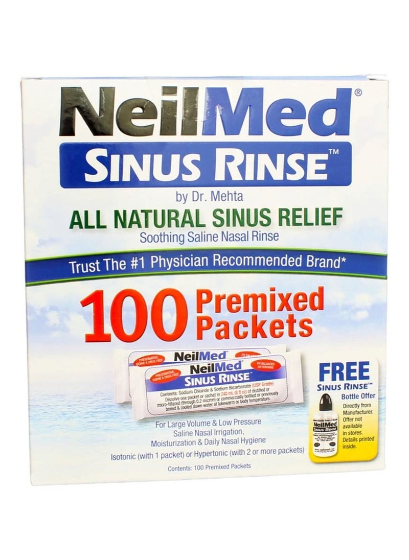 Sinus Rinse Premixed Packets Dr. Mehta 100 Packs - pzsku/ZA869C3127E39B86AC217Z/45/_/1643724451/c4e0eec8-50de-49d5-8c28-c61b3d1c44ac