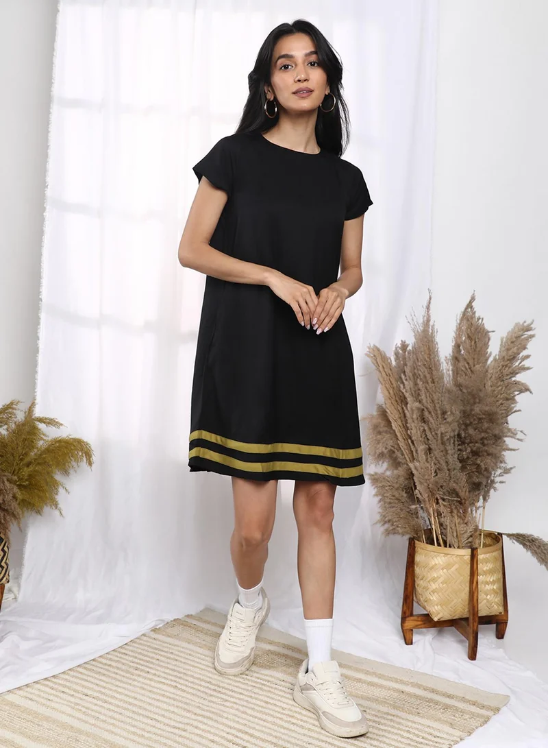 PINACOLADA Striped Hemline Dress