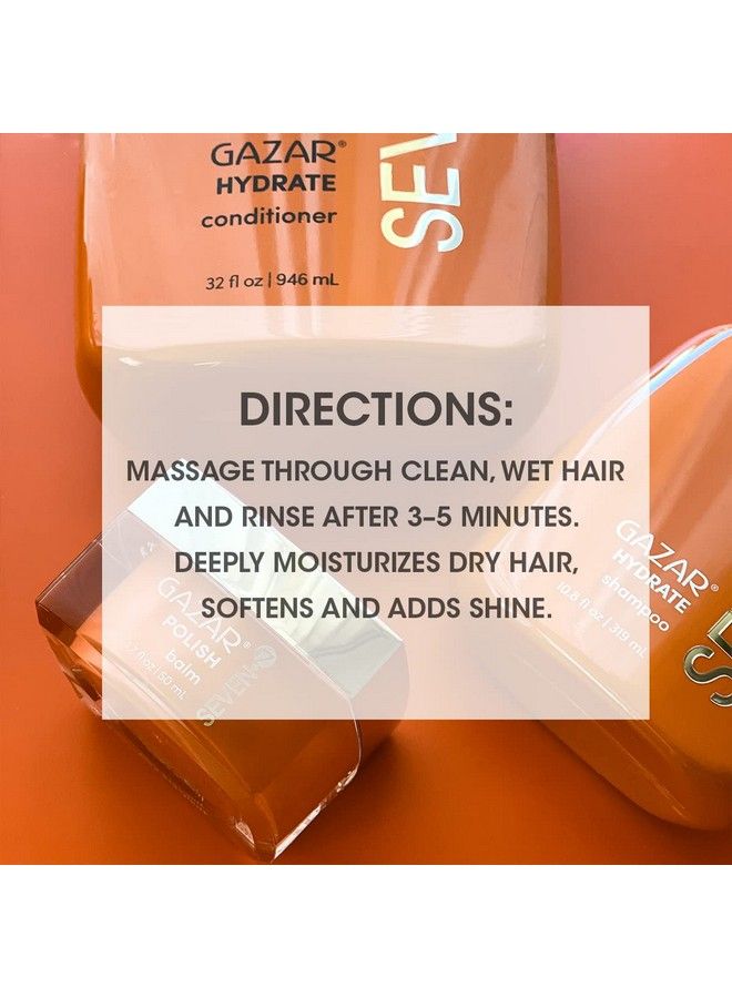 Seven Gazar Hydrate Conditioner A Lush Deeply Moisturizing Conditioner For Dry Hair  10.7 Fl. Oz. - Image 3