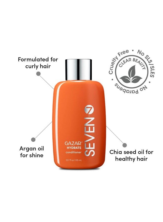 Seven Gazar Hydrate Conditioner A Lush Deeply Moisturizing Conditioner For Dry Hair  10.7 Fl. Oz. - Image 4