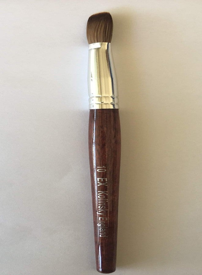 EX Brush Old Style - Short Handle - EX CRIMPED 100% Kolinsky Arcylic Nail Brush (Crimped 10) - Image 3