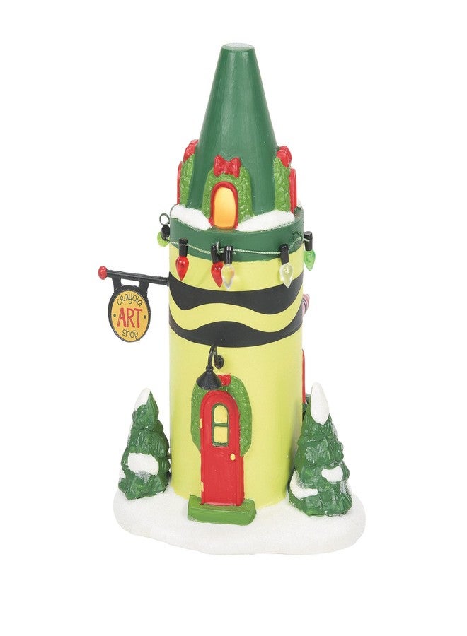 Department 56 North Pole Village Crayola Art Center Lit Building, 5.67 Inch, Multicolor - Image 1