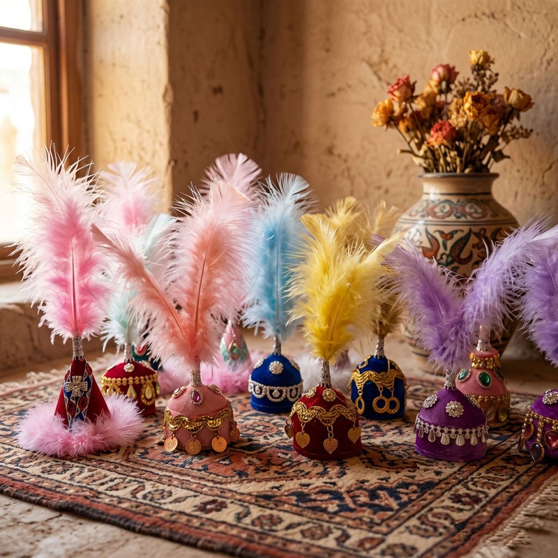 Xinjiang Lamb Plush Hat Accessory Ethnic Style Toy Gift - Image 2