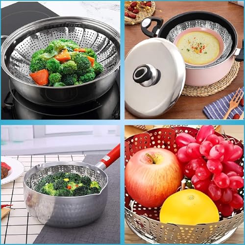 Famous Quality Vegetable Steamer Basket, Premium Stainless Steel Veggie Steamer Basket - Folding Expandable Steamers to Fits Various Size Pot (6" to 10.5") - Image 3