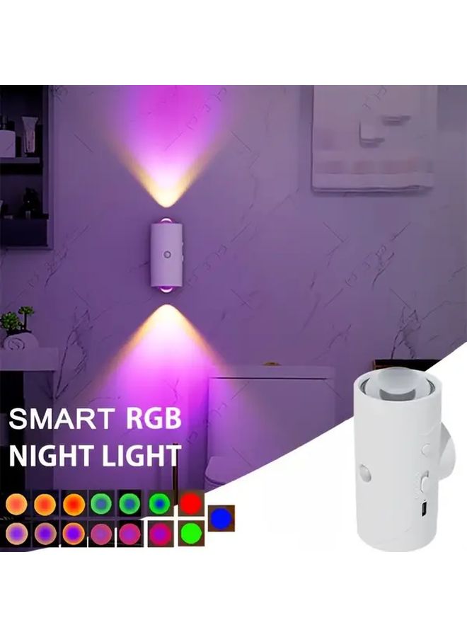 Smart Magnetic LED Wall Light With Motion Sensor White USB Powered - Image 1