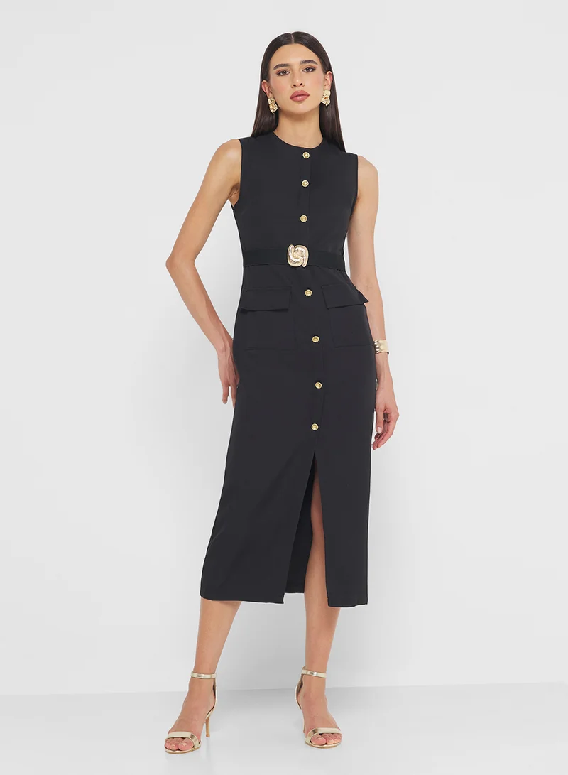 ايلا Belted Shift Dress