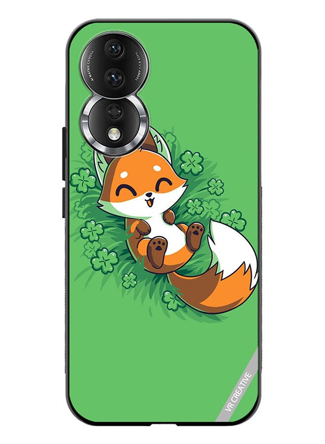 VR CREATIVE Protective Case Cover For Honor 80 Fluffy Fox Design Multicolour - Image 1