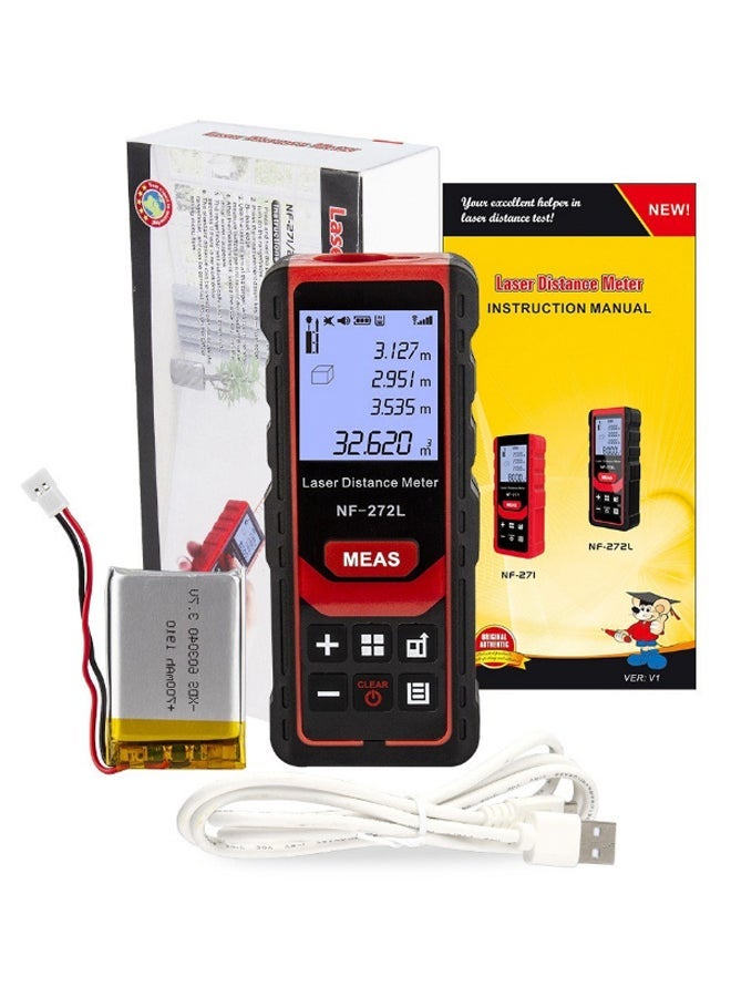 Digital Laser Distance Meter Red/Black - Image 4