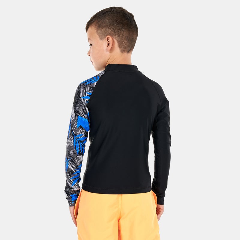 speedo Kids' Printed Long Sleeve Rashguard - Image 2