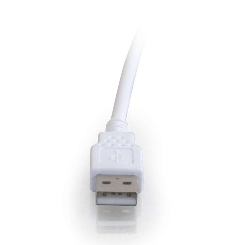 C2G/Cables to Go 19003 1m USB 2.0 A Male to A Female Extension Cable - White (3.3ft) - Image 2