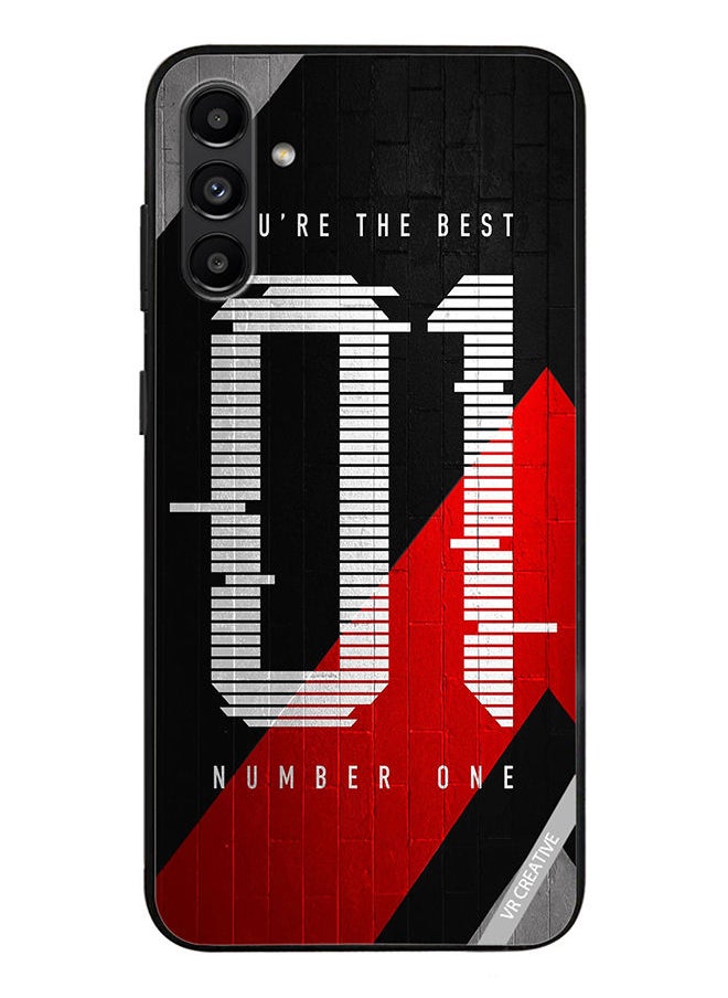 VR CREATIVE - Protective Case Cover For Samsung Galaxy A13 5G Number One Design Multicolour - Image 1
