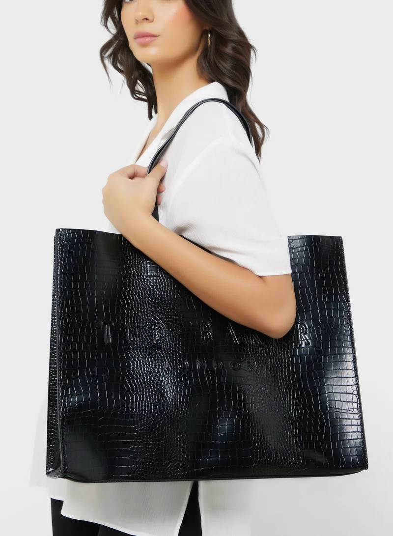 Ted Baker Allicon Mock Croc Icon Tote Bag
