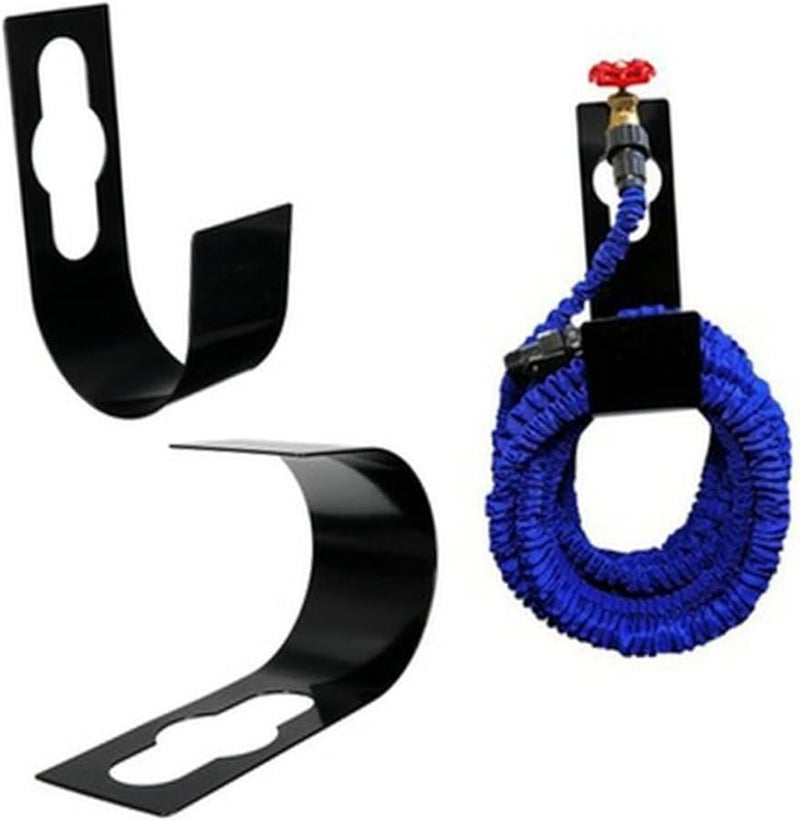 حامل خرطوم الحديقة التلسكوبي كيسانجيل شريحة حائطية قوس حامل حديدي غير قابل للانزلاق متعدد الاستخدامات - Image 1