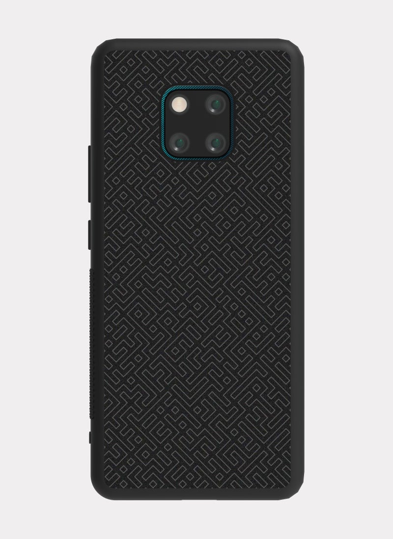 بكسلات كفر هواوي ميت 20 برو نمط اسود اسود - Image 1