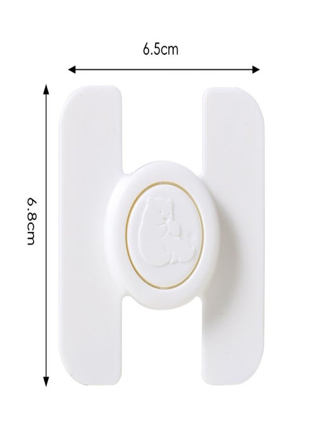 VIHAX Furniture Anti-Open Child Safety Drawer, Refrigerator, Water Dispenser Lock(4pcs) (White) - Image 5
