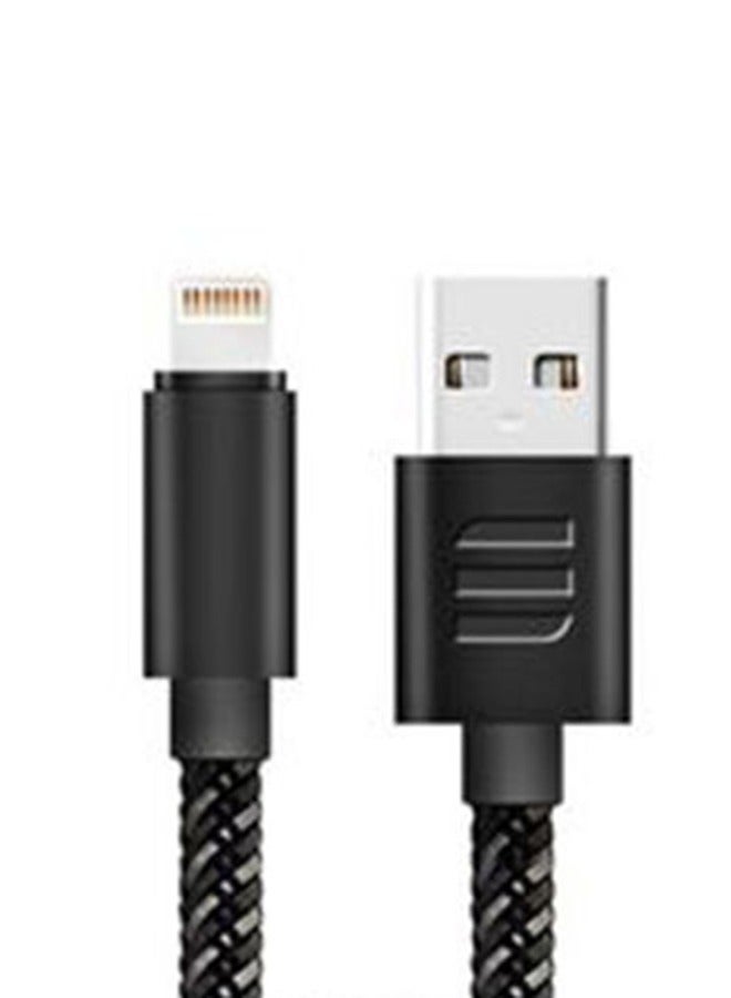 جي تايد إكستريم كابل شحن لايتنينغ أسود/فضي - Image 4