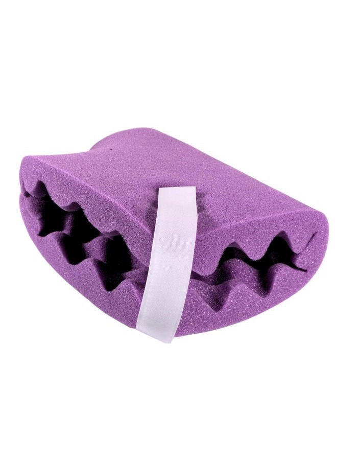 Vakly Convoluted Foam Heel Protectors Eggcrate Cushion Pillow Protector to Relieve Pressure from Sores and Ulcers, Purple, 1 Pair (Pack of 1) - Image 5