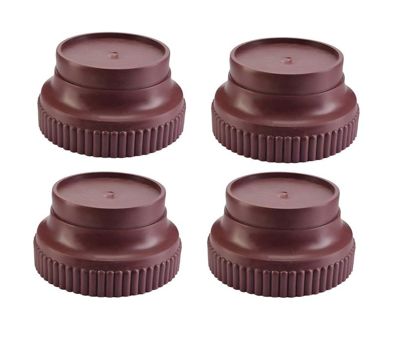 faas faas MultiPurpose 4 Pieces Round Plastic Legs Foot Bed Stand 