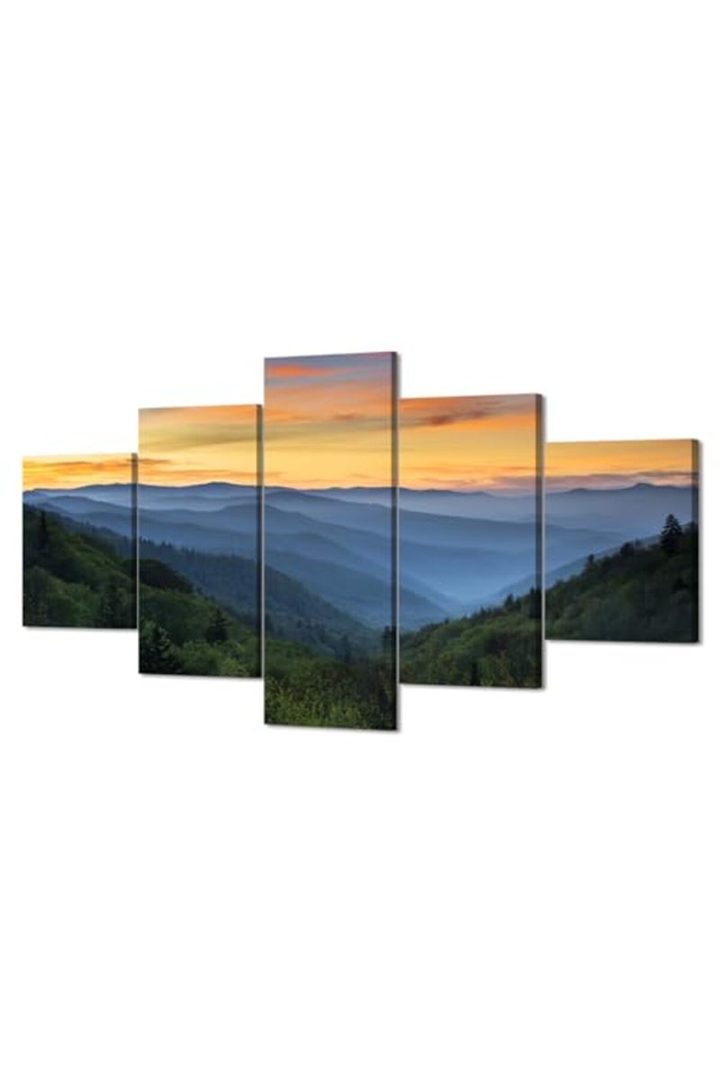 Artbrush Tower Great Smoky Mountains National Park Canvas Wall Art - Image 2