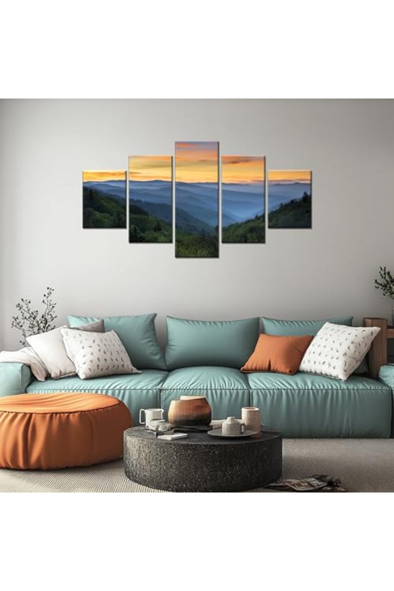 Artbrush Tower Great Smoky Mountains National Park Canvas Wall Art - Image 4