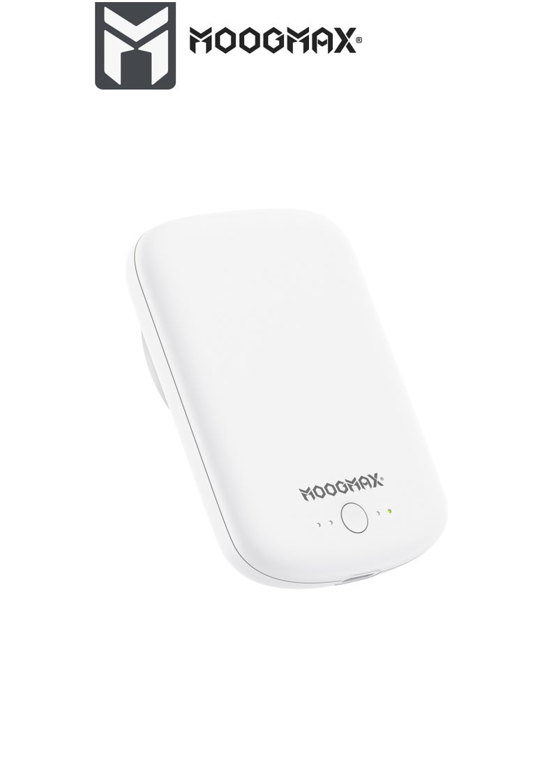MOOGMAX - 5000mAh Ferma Magnetic wireless (MagSafe) power bank ,supports fast charging, compatible with Apple, Samsung, Huawei, and Xiaomi devices. Only suitable for phones that support wireless charging - Image 1